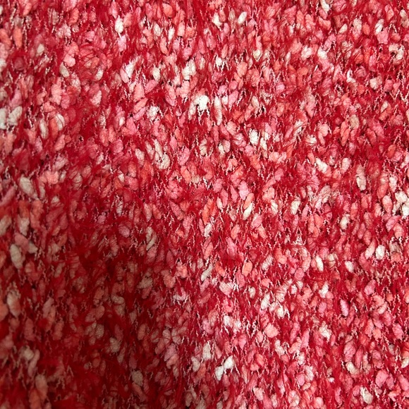 Red urban outfitters fuzzy sweater - Picture 3 of 4